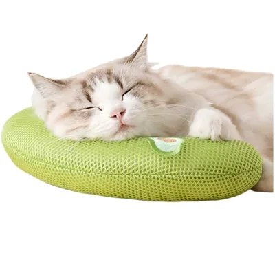 FurryFusion Oreiller en forme d'avocat pour chats et chiens