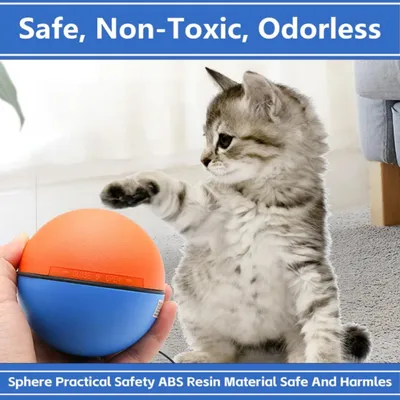 FurryFusion Jouet pour chat: Boule roulante électrique intelligente