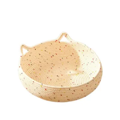 FurryFusion Nid en corde de coton pour chat et chien FurryFusion Nid en corde de coton pour chat et chien