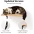 UAMLY Étagère Murale Flottante avec Tapis Griffoir pour Chat