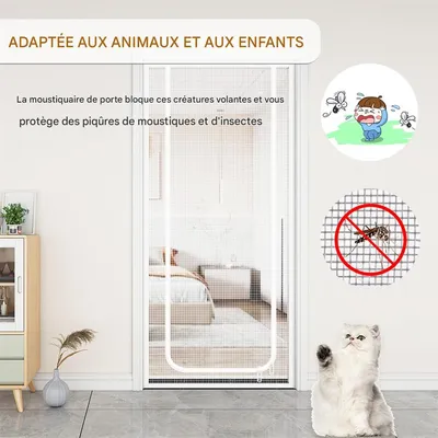 IntiMeg Moustiquaire pour portes