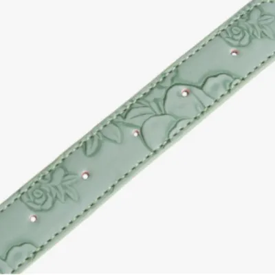 FurryFusion Collier en cuir gravé pour gros chiens