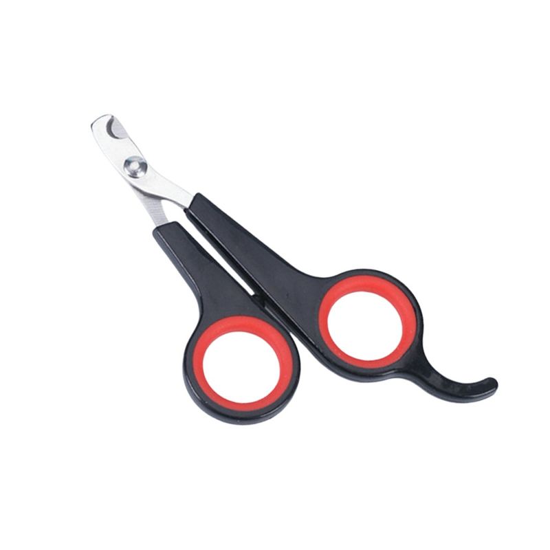 FurryFusion Coupe-griffes pour chat noir et rouge