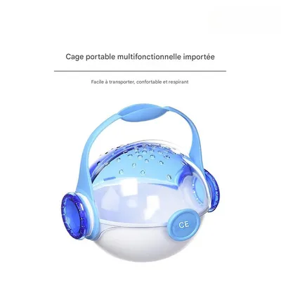 IntiMeg Cage de transport pour hamster en acrylique