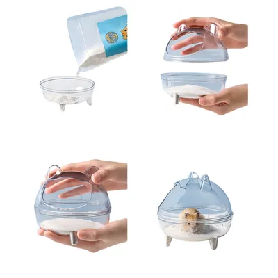 FurryFusion Baignoire pour hamster et chinchilla