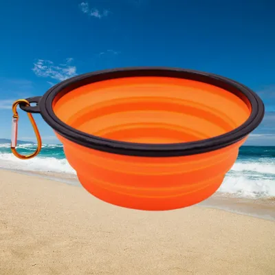 FurryFusion Bol pliable en silicone pour animaux de compagnie