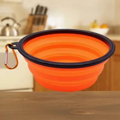 FurryFusion Bol pliable en silicone pour animaux de compagnie