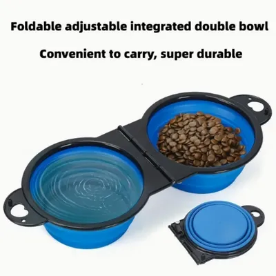 FurryFusion Gamelle pliable en silicone pour animaux de compagnie