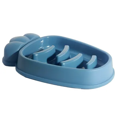 FurryFusion Gamelle anti - glouton pour chien en forme de carotte