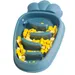 FurryFusion Gamelle anti - glouton pour chien en forme de carotte