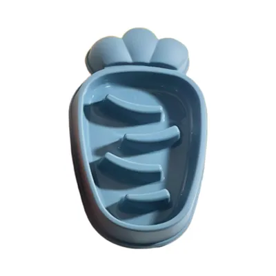 FurryFusion Gamelle anti - glouton pour chien en forme de carotte