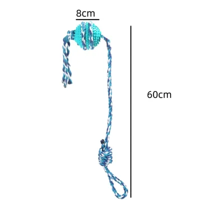 FurryFusion corde noeud boule chien jouet