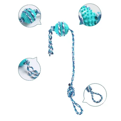 FurryFusion corde noeud boule chien jouet