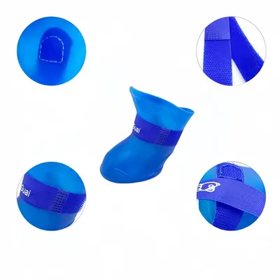 FurryFusion Bottes de pluie pour chien imperméables