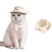 FurryFusion Chapeau de paille Cat Pearl Butterfly