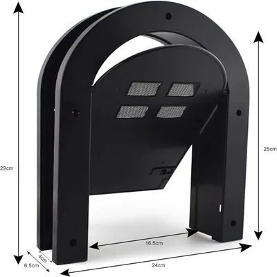 IntiMeg Porte intérieure pour chat avec verrouillage à 2 voies