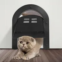 IntiMeg Porte intérieure pour chat avec verrouillage à 2 voies