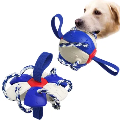 FurryFusion Jouet pour chien Frisbee de football FurryFusion Jouet pour chien Frisbee de football
