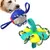 FurryFusion Jouet pour chien Frisbee de football
