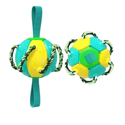 FurryFusion Jouet pour chien Frisbee de football