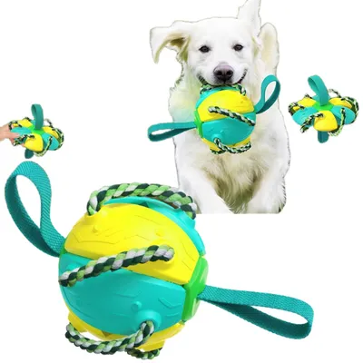 FurryFusion Jouet pour chien Frisbee de football FurryFusion Jouet pour chien Frisbee de football