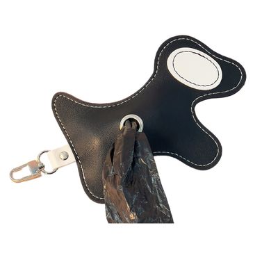 FurryFusion Distributeur de sacs à excréments pour chien en cuir