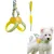 FurryFusion Harnais et laisse pour chien moyen FurryFusion Harnais et laisse pour chien moyen