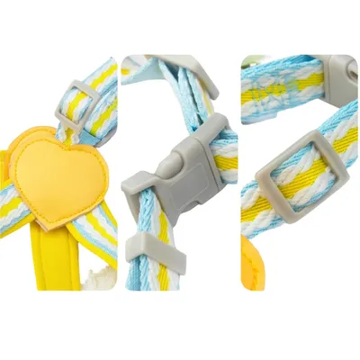 FurryFusion Harnais et laisse pour chien moyen