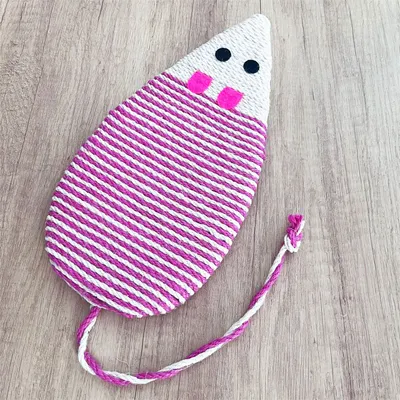 Pet Planet 1pc Planche à gratter pour chat en forme de souris Pet Planet 1pc Planche à gratter pour chat en forme de souris