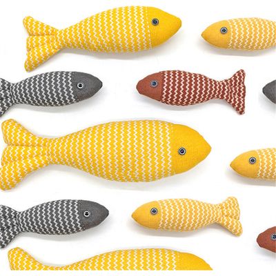 Pet Planet Jouets en Forme de Poisson pour Chat (3 Pièces)