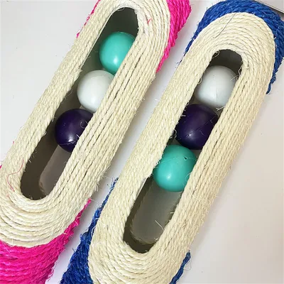 Pilier en corde de sisal avec balle Pet Planet - Chat