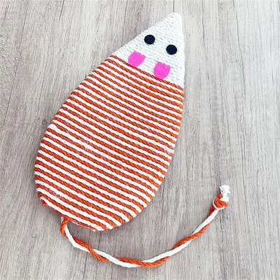 Pet Planet 1pc Planche à gratter pour chat en forme de souris