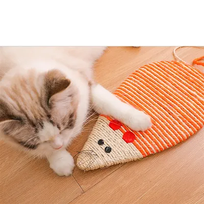 Pet Planet 1pc Planche à gratter pour chat en forme de souris