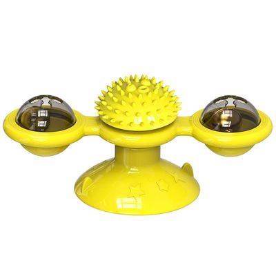 UAMLY Moulin à Vent Rotatif Clignotant Chat Jouet