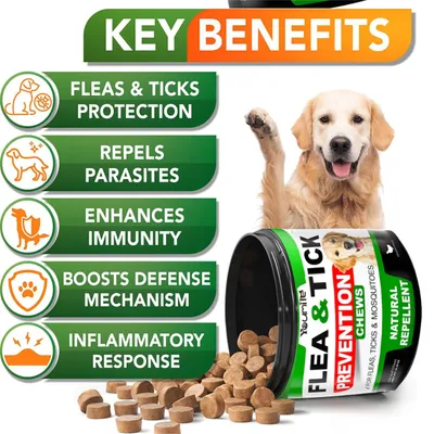 FurryFusion Complément Anti-puces et Anti-tiques