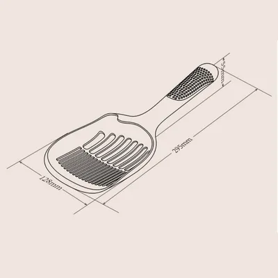 FurryFusion Pelle à litière pour chat