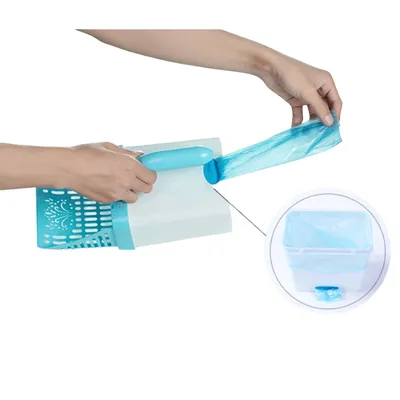 FurryFusion Pelle à litière pour chats monobloc et démontable