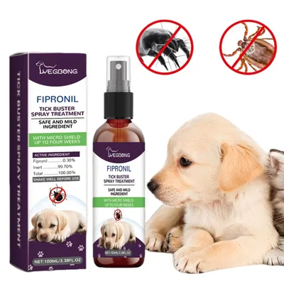FurryFusion Spray anti-puces et insectes pour animaux de compagnie