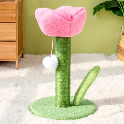 UAMLY Arbre à chat en forme de tulipe