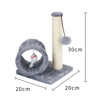 FurryFusion Mini Cat Tree with Sisal Scratching Post