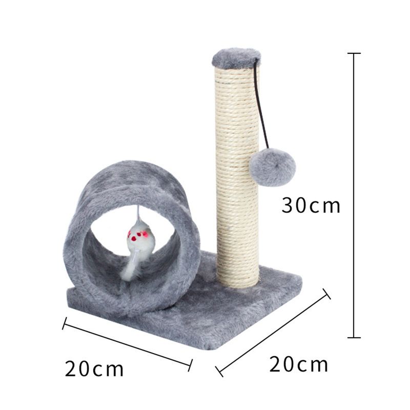 FurryFusion Mini Cat Tree with Sisal Scratching Post