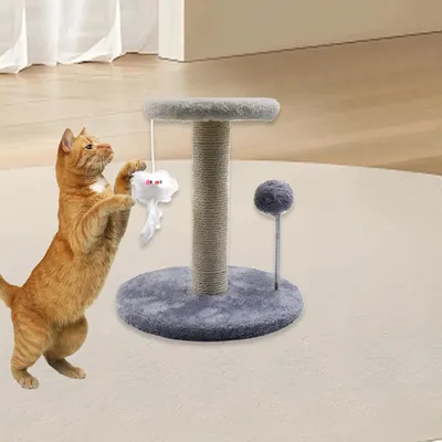 UAMLY Arbre à chat interactif avec souris suspendue