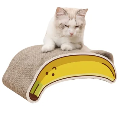FurryFusion Griffeuse pour chat en forme de banane