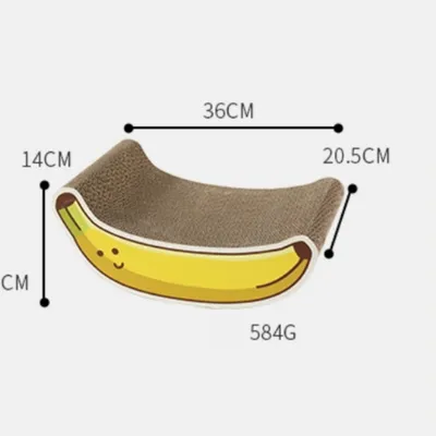 FurryFusion Griffeuse pour chat en forme de banane