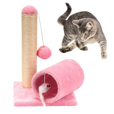 FurryFusion Mini Cat Tree with Sisal Scratching Post