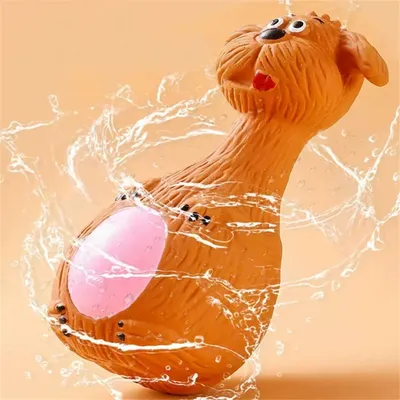 Pet Planet Lot de 2 Jouets en Latex avec Couinement pour Chiens