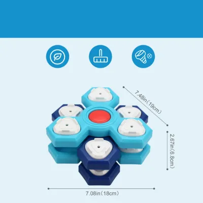 FurryFusion Jeu d'intelligence pour chien: plateau rotatif multi - étages