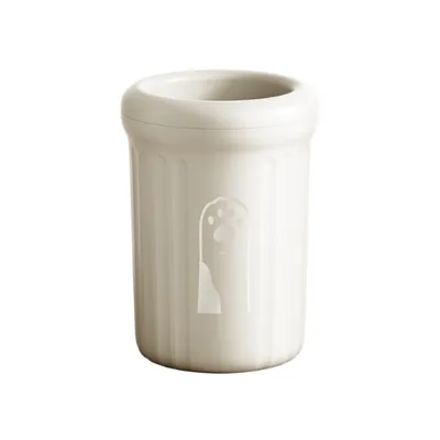 FurryFusion Bocal de nettoyage des pattes pour chien et chat FurryFusion Bocal de nettoyage des pattes pour chien et chat