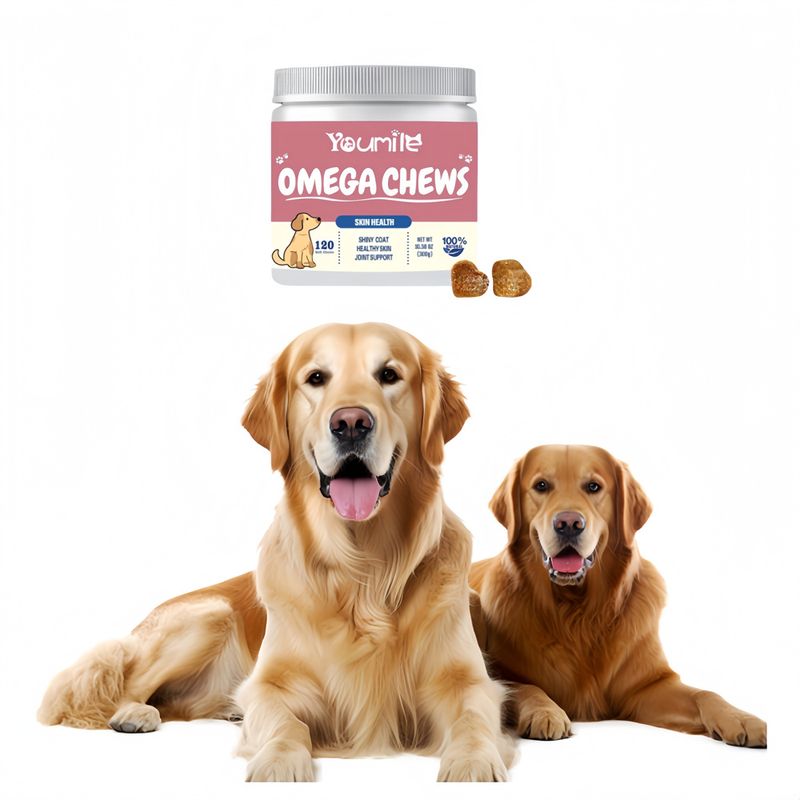 FurryFusion Chewables d'huile de poisson pour chiens