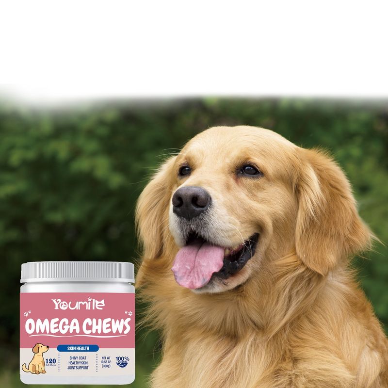 FurryFusion Chewables d'huile de poisson pour chiens